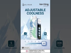 ELFBAR ICEKING 30000 φουσκάλες 5-επίπεδο ρυθμιζόμενη ψύξη